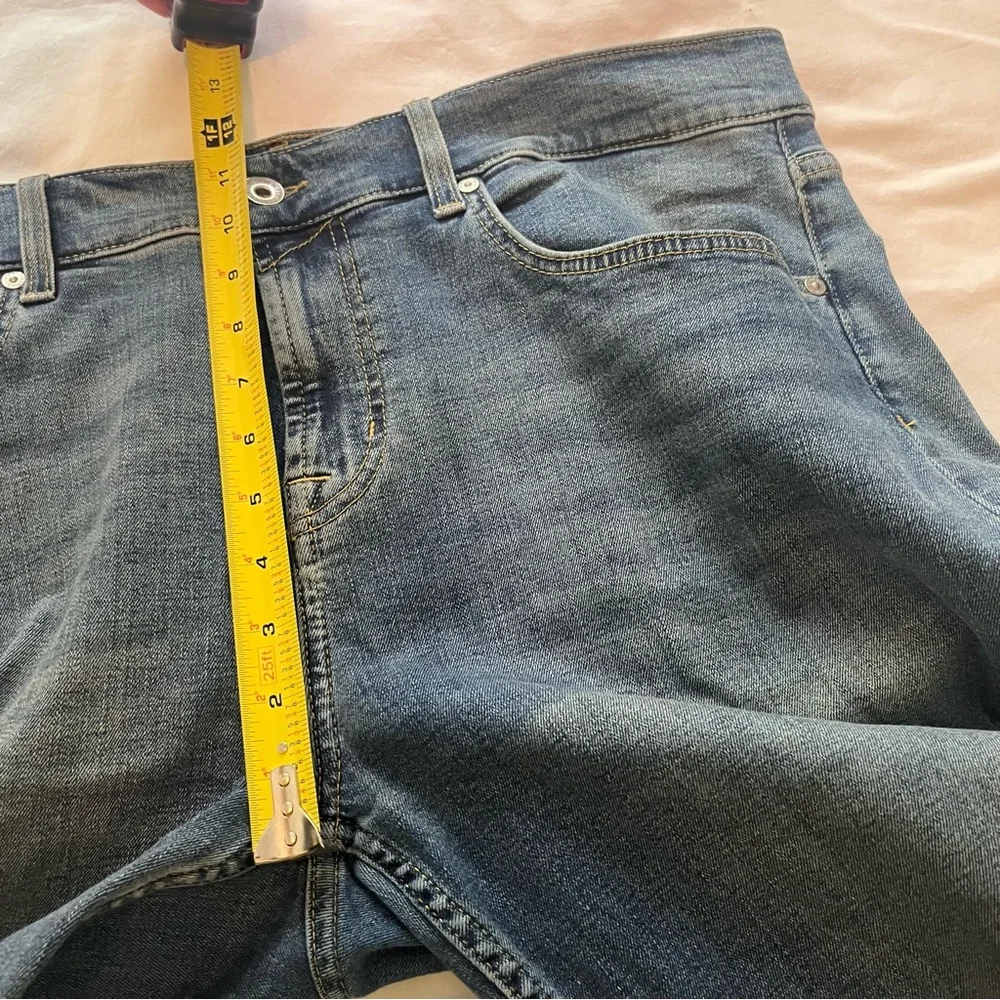 7 For All Mankind Slimmy Straight Leg Blue Jeans 36 - Picture 7 of 12